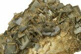 Gray-Green Tabular Barite With Phantoms - Peru #277248-1